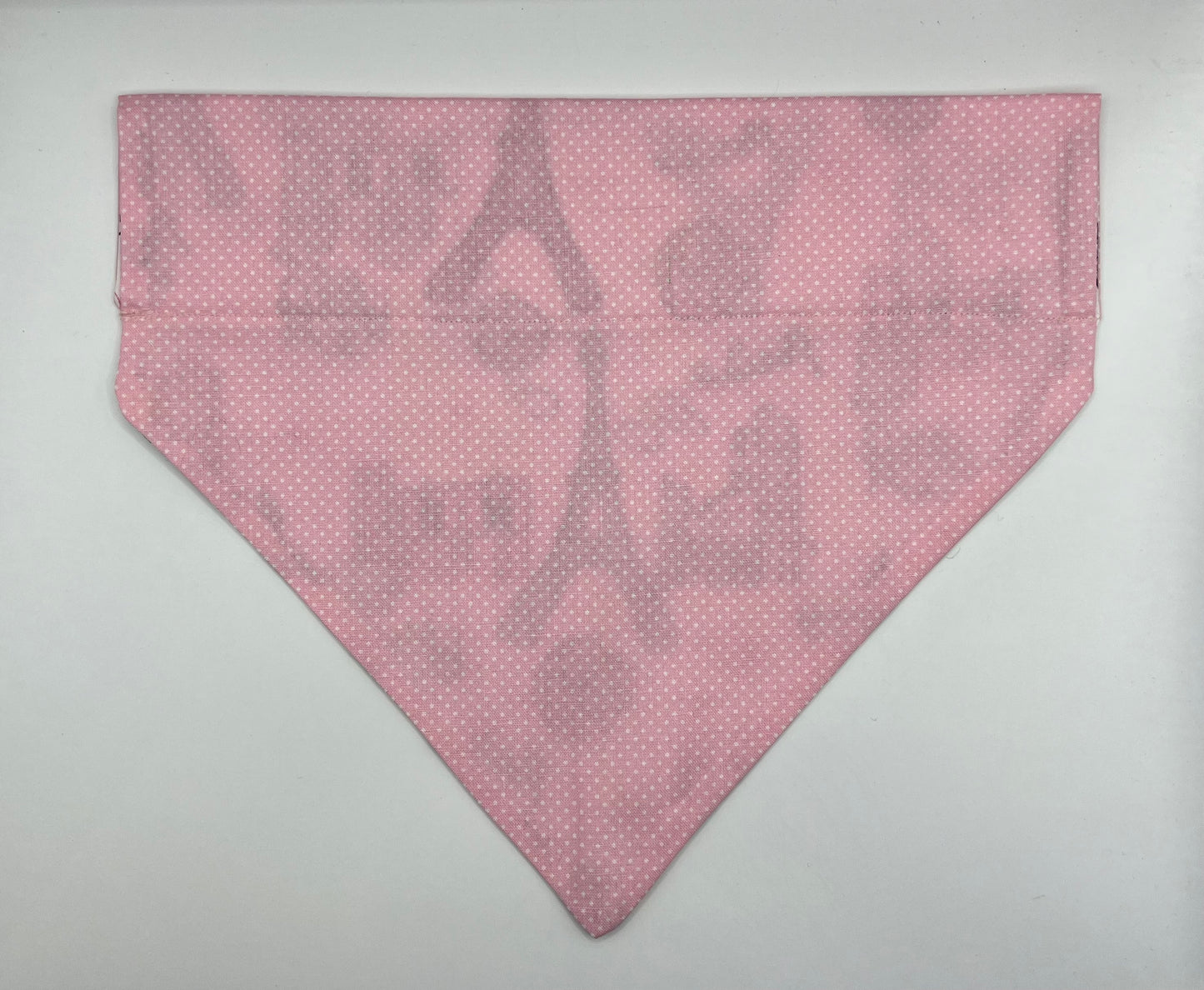 Paris on Lite Pink with Small Polka-dots