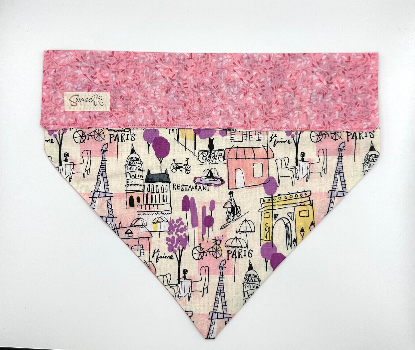 Pink Paris "Je t'Aime" with Pink Leaf Vine