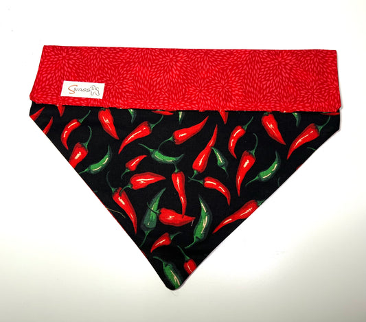 Solid Red on Red & Green Peppers